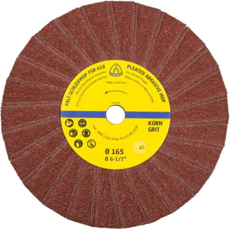 Klingspor FSR 618 Különleges kialakítású lamellás tárcsa 165 mm – 25998