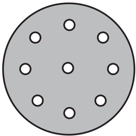 Klingspor PS 22 K Tépőzáras csiszolópapír 125 mm – 260801