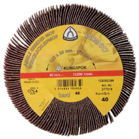 Klingspor WSM 617 Lamellás csiszolókerekek (szaturnusz korongok) 115 mm – 277017