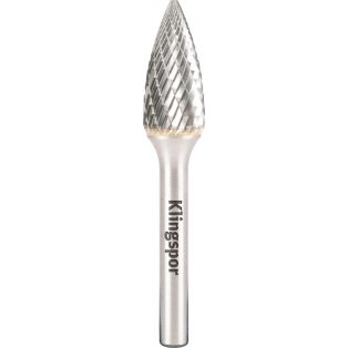  Klingspor HF 100 G Keményfém marók, 9,6 x 19 x 6 mm Keresztfogazás, 296074