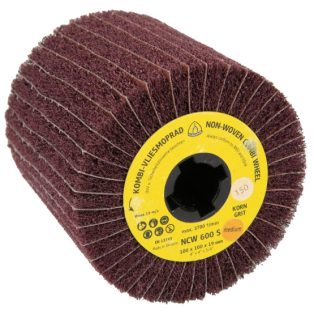 Klingspor NCW 600 S Vlies és kombinált vlies lamellás csiszolókerekek (flíz, kombinált flíz szaturnusz korongok) 110 mm – 320248