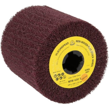 Klingspor NFW 600 S Vlies és kombinált vlies lamellás csiszolókerekek (flíz, kombinált flíz szaturnusz korongok) 110 mm – 320255