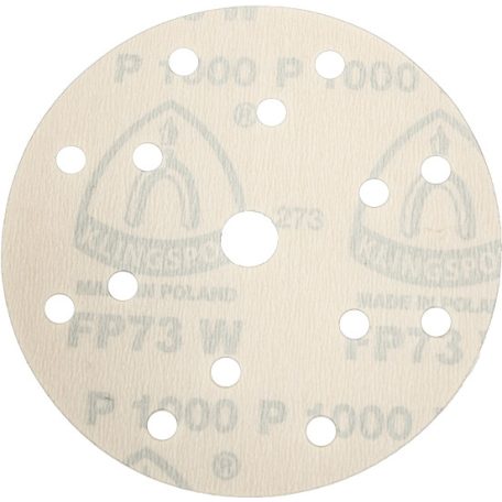 Klingspor FP 73 WK Tárcsa tépőzáras hatóanyaggal bevont, 150 mm szemcse 120 lyukasztási forma GLS47