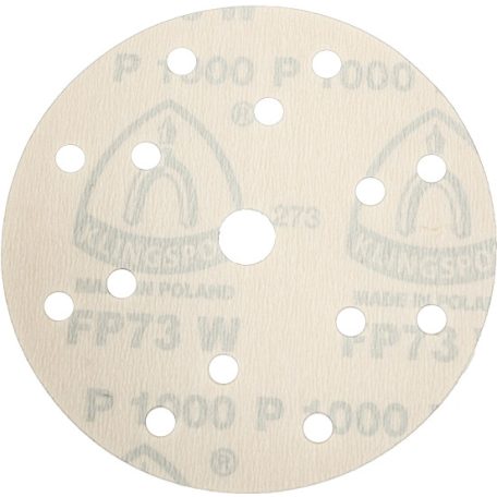 Klingspor FP 73 WK Tárcsa tépőzáras hatóanyaggal bevont, 150 mm szemcse 320 lyukasztási forma GLS47, 320727