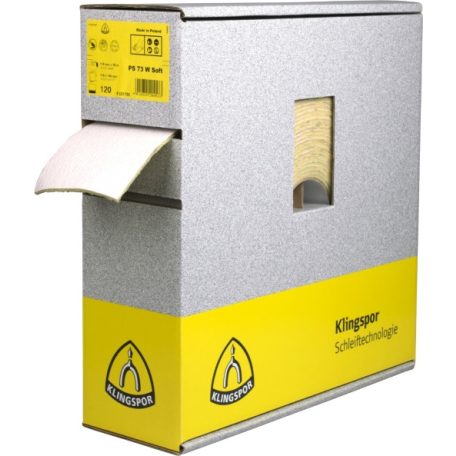Klingspor PS 73 BWF Tekercsek hatóanyaggal bevont, 115 x 25000 mm szemcse 400 140PERF, 321760