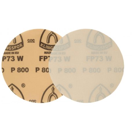 Klingspor FP 73 WK Tárcsák tépőzáras hatóanyaggal bevont, 150 mm szemcse 240 Lyuk nélküli, 322397