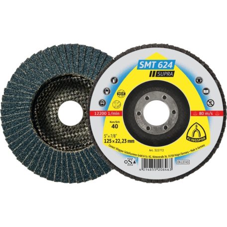 Klingspor SMT 624 Supra Lamellástárcsa 125 mm – 322775