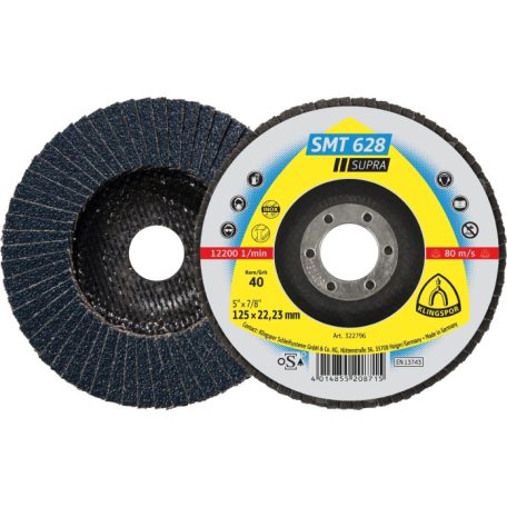 Klingspor SMT 628 Supra Lamellástárcsa 125 mm – 322796