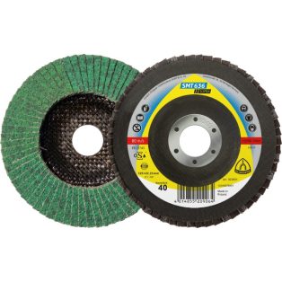  Klingspor SMT 636 Lamellás csiszolótányér Multi kötés, 125 x 22,23 mm szemcse 80 kúpos, 322833