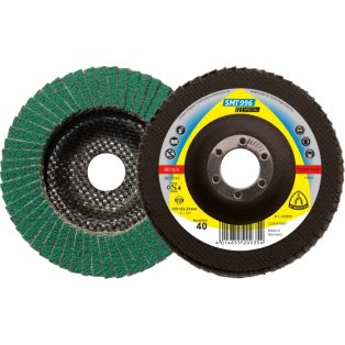  Klingspor SMT 996 Lamellás csiszolótányér Multi kötés Kerámia, 125 x 22,23 mm szemcse 80 kúpos, 322854