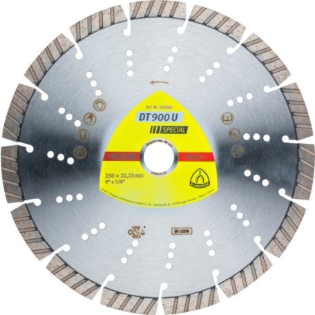 Klingspor DT 900 U Special Gyémánt vágótárcsa 230 mm – 325045