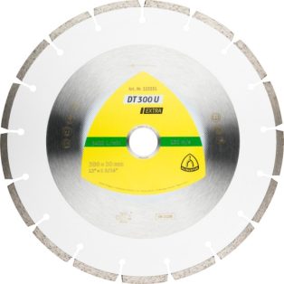   Klingspor DT 300 U Gyémánt vágókorongok, 350 x 2,8 x 30 mm 20 Szegmensek 50,1 x 2,8 x 7 mm, Standard fogazás, 325352
