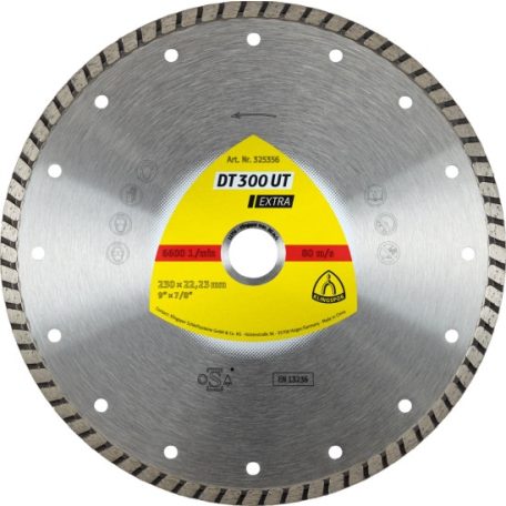 Klingspor DT 300 UT Extra Gyémánt vágótárcsa 180 mm – 325355