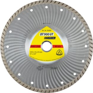   Klingspor DT 900 UT Gyémánt vágókorongok, 100 x 2,2 x 22,23 mm 2,2 x 10 mm, Folyamatos turbó vágóél Szűkítő gyűrű 16, 330626