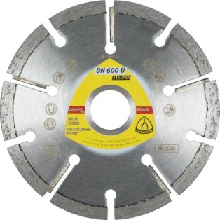 Klingspor DN 600 U Supra Gyémánt vágótárcsa 125 mm – 330662