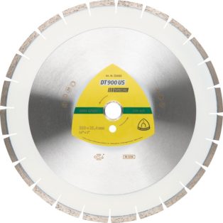  Klingspor DT 900 US Gyémánt vágókorongok, 300 x 2,8 x 25,4 mm 21 Szegmensek 40 x 2,8 x 10 mm, Szűk szegmenshézag, 334062