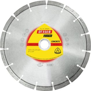   Klingspor DT 350 B Gyémánt vágókorongok, 125 x 2,4 x 22,23 mm 9 Szegmensek 33 x 2,4 x 10 mm, Standard fogazás, 339828