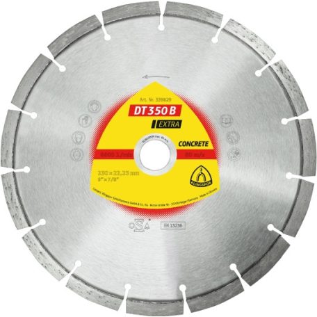 Klingspor DT 350 B Gyémánt vágótárcsa 230 mm – 339829