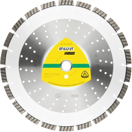 Klingspor DT 612 UT Supra Gyémánt vágótárcsa 350 mm – 340227