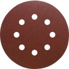 Klingspor PS 22 K Tárcsa tépőzáras, 150 mm szemcse 150 lyukasztási forma GLS74, 342422, PS 22 K, fa-általános fém, Excentercsiszoló