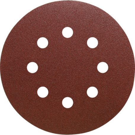 Klingspor PS 22 K Tárcsa tépőzáras, 150 mm szemcse 150 lyukasztási forma GLS74, 342422, PS 22 K, fa-általános fém, Excentercsiszoló