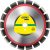 Klingspor DT 612 AB Gyémánt vágókorongok, 400 x 3,6 x 20 mm 24 Szegmensek 40 x 3,6 x 10 mm, Széles szegmenshézag, 349225