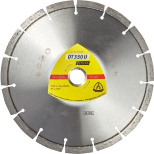   Klingspor DT 350 U Gyémánt vágókorongok X-LOCK, 115 x 2,4 x 22,23 mm 8 Szegmensek 33 x 2,4 x 10 mm, Standard fogazás, 350463