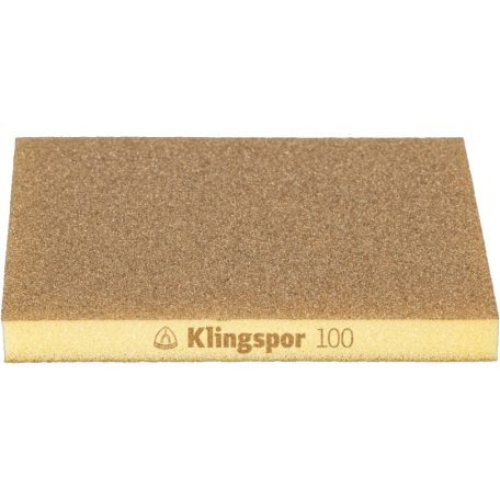 Klingspor SW 501 TR Csiszolószivacsok Aluminium Oxide, 123 x 96 x 12,5 mm szemcse 100, 351573
