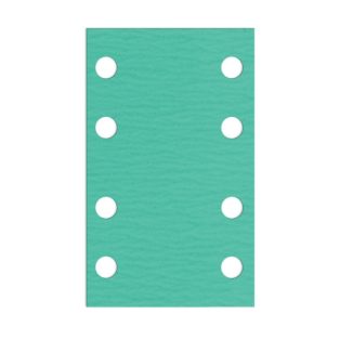   Klingspor PS 77 CK Csíkok tépőzáras hatóanyaggal bevont, 80 x 133 mm szemcse 220 lyukasztási forma GL18, 353121