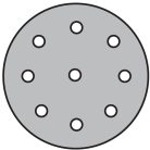 Klingspor PS 77 CK Tépőzáras csiszolópapír 125 mm – 353211