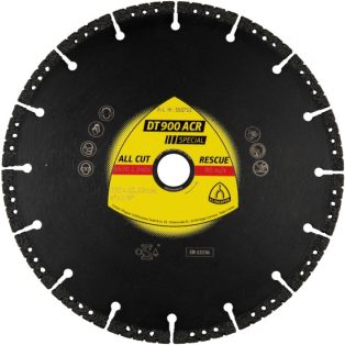   Klingspor DT 900ACR  Gyémánt vágókorongok 300 x 3,1 x 20 mm 16 Szegmensek 57 x 3,1 x 6 mm VG - Vakuumforrasztott, 355726