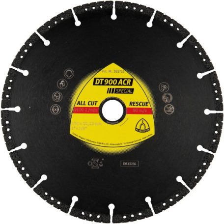 Klingspor DT 900 ACR Special Gyémánt vágótárcsa 300 mm – 355726