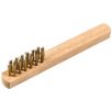   Klingspor Gyújtógyertykefe három soros 45 x 15 x 150 mm fa nyéllel 0,17 sárgaréz, 358322