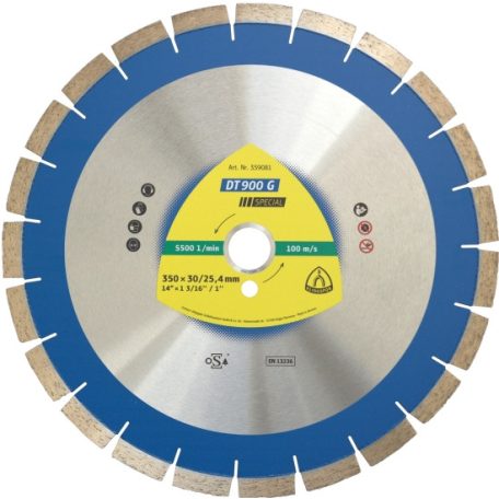 Klingspor DT 900 G Special Gyémánt vágótárcsa 300 mm – 359079