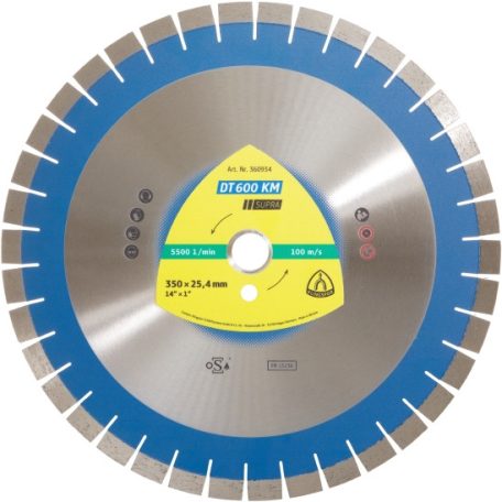 Klingspor DT 600 KM Supra Gyémánt vágótárcsa 450 mm – 360933