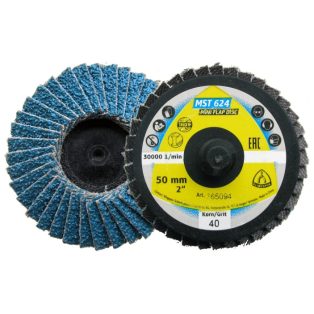   Klingspor MST 624 Lamellás csiszolótányér, szemcse 120 75 mm kúpos Quick Roll Connect, 365153