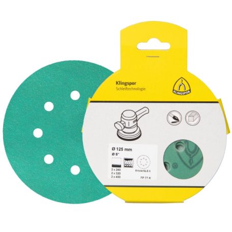 Klingspor FP 77 K T-ACT SB Tépőzáras csiszolópapír 125 mm – 367314