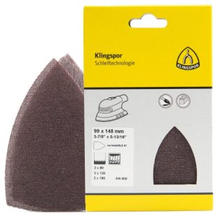 Klingspor AN 400 SB Tépőzáras csiszolóháló, csiszolórács – 367745
