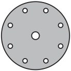 Klingspor PS 22 K Tépőzáras csiszolópapír 150 mm – 6525