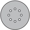 Klingspor PS 22 K Tépőzáras csiszolópapír 150 mm – 72633