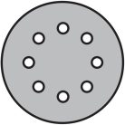 Klingspor PS 22 K Tépőzáras csiszolópapír 115 mm – 87424