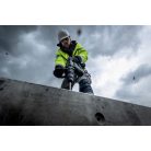 MH 5 Vésőkalapács, MH 5, A reteszelhető kapcsoló tartós munkánál segíti a kényelmes vésést, Metabo VibraTech (MVT): beépített csillapítórendszer a rezgéscsillapítás érdekében az egészségvédelemhez