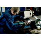 GE 950 G Plus Egyenescsiszoló, GE 950 G Plus, Tengelyrögzítés az egyszerű szerszámcseréhez, Nagy forgatónyomatékkal ellátorr egyenescsiszoló a nehéz csiszoló alkalmazásokhoz hosszú csiszoló orsóval