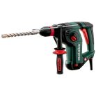 KHE 3251 Kombikalapács, KHE 3251, Metabo VibraTech (MVT): beépített csillapítórendszer és kiegészítő markolat a rezgéscsillapítás érdekében az egészségvédelemhez, Kombikalapács 3 funkcióval: kalapácsfúrás, ütés nélküli fúrás és vésés