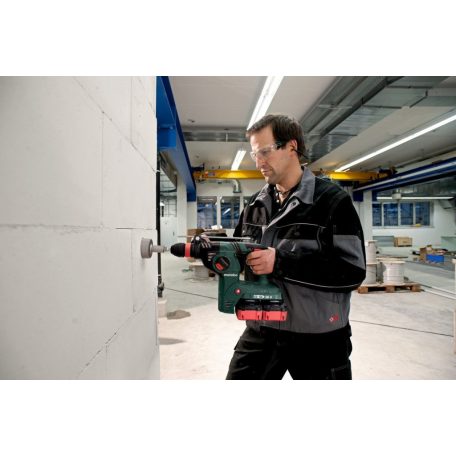 KHA 36-18 LTX 32 Akkus kalapács, KHA 36-18 LTX 32, Metabo VibraTech (MVT): beépített csillapító rendszer a rezgéscsillapítás érdekében az egészségvédelemhez, Kombikalapács 3 funkcióval: kalapácsfúrás, ütés nélküli fúrás és vésés