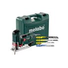 STE 100 Quick Set Szúrófűrész, STE 100 Quick Set, Metabo Quick a szerszám nélküli fűrészlapcseréhez automatikus lapkidobással, Rendkívül vékony szúrófűrész a tökéletes kezeléshez minden alkalmazásnál