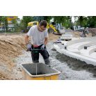 RW 18 LTX 120 Akkus keverőgép, RW 18 LTX 120, Robusztus markolati keretek fémből a rongálódások elleni védelem érdekében, Akkus keverőgép az erőteljes keveréshez az építkezésen