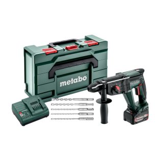   Set KH 18 LTX 24 Akkus kalapács, Set KH 18 LTX 24, Vario (V) elektronika az anyaghoz illő fordulatszámmal való munkavégzéshez, Akkus kalapács SDS plus felfogatással az erőteljes kalapácsfúráshoz és véséshez - bármikor és mindenhol