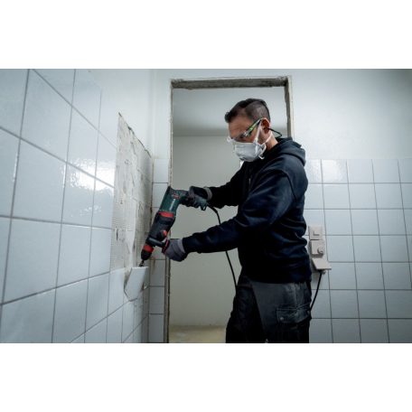 KHE 2845 Q Kombikalapács, KHE 2845 Q, Vario (V)-elektronika az anyaghoz illő fordulatszámmal való munkavégzéshez, Kombikalapács 3 funkcióval: kalapácsfúrás, ütés nélküli fúrás és vésés