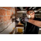 SBE 800-2 Ütvefúrógép, SBE 800-2, Fordulatszám-választó állítókerék, Univerzális kétfokozatos ütvefúró változtatható fordulatszámmal fúráshoz szinte minden anyagban